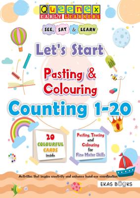 Pasting &amp; Colouring 1-20